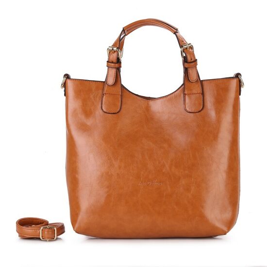 Ines DeLaure liela, brūna sieviešu soma